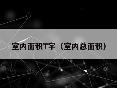 室内面积T字（室内总面积）