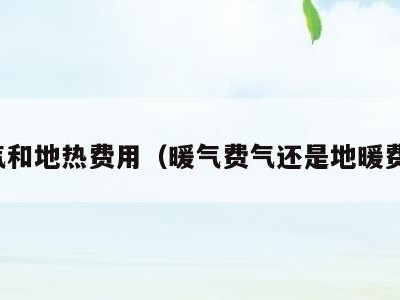 暖气和地热费用（暖气费气还是地暖费气）