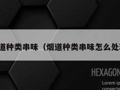 烟道种类串味（烟道种类串味怎么处理）