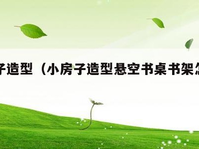 小房子造型（小房子造型悬空书桌书架怎么做）