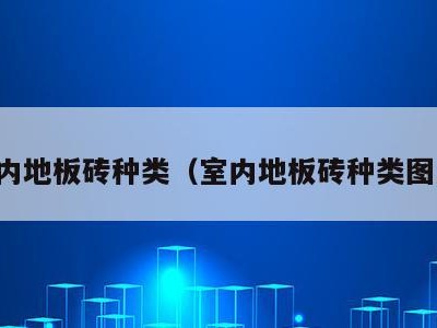 室内地板砖种类(室内地板砖种类图片)