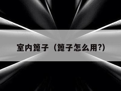 室内篦子(篦子怎么用?)