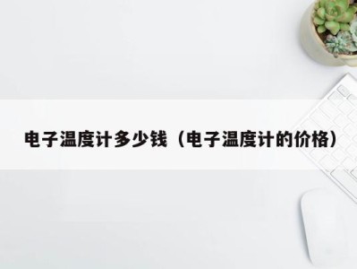 电子温度计多少钱(电子温度计的价格)