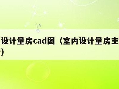 室内设计量房cad图（室内设计量房主要量哪些）